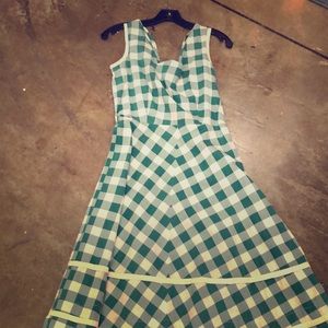 Vintage plaid dress